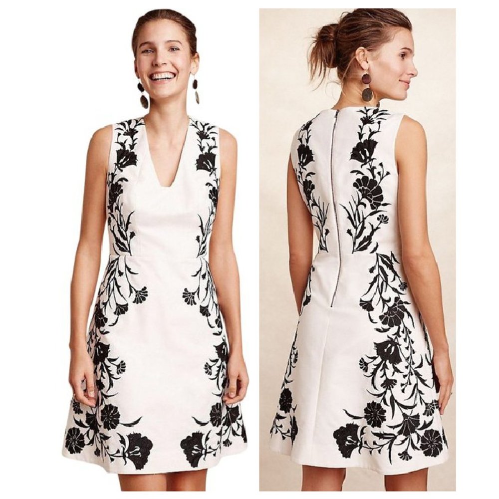 Moulinette Soeurs Bellflower Anthro BHLDN Dress Women's Size 2
